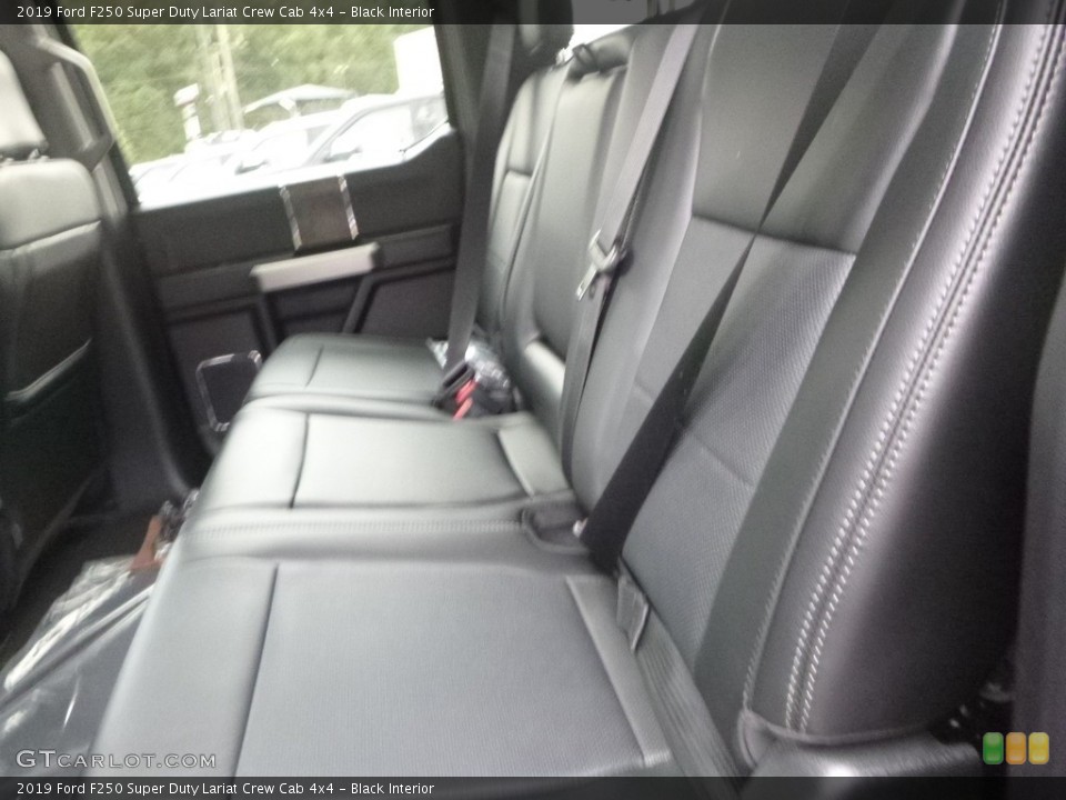 Black Interior Rear Seat for the 2019 Ford F250 Super Duty Lariat Crew Cab 4x4 #135315178