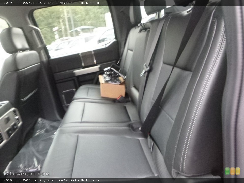Black Interior Rear Seat for the 2019 Ford F350 Super Duty Lariat Crew Cab 4x4 #135315787