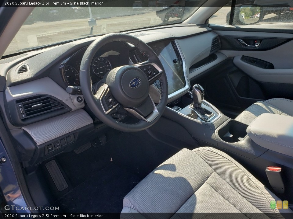 Slate Black Interior Front Seat for the 2020 Subaru Legacy 2.5i Premium #135315961