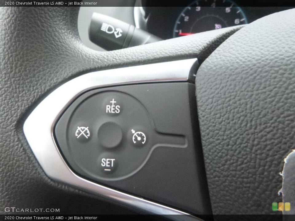 Jet Black Interior Steering Wheel for the 2020 Chevrolet Traverse LS AWD #135315973