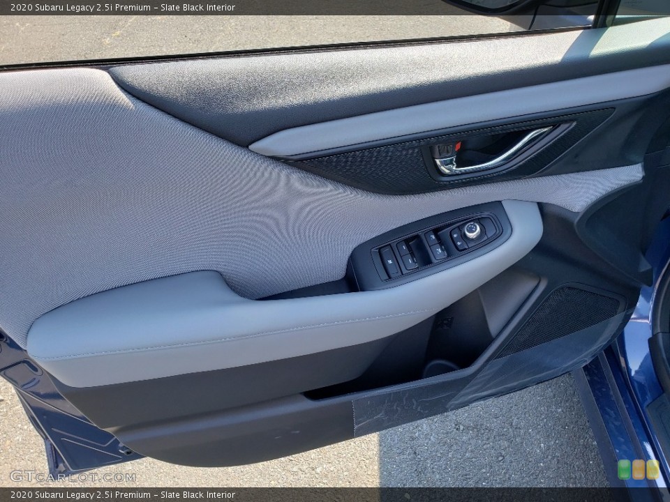 Slate Black Interior Door Panel for the 2020 Subaru Legacy 2.5i Premium #135315997