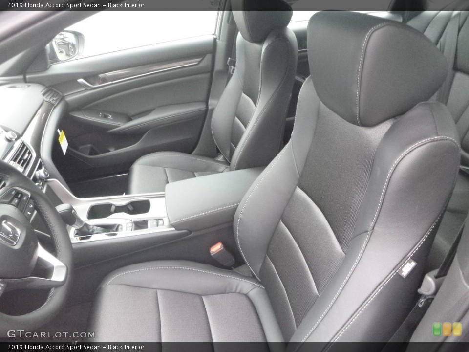 Black Interior Front Seat for the 2019 Honda Accord Sport Sedan #135316190