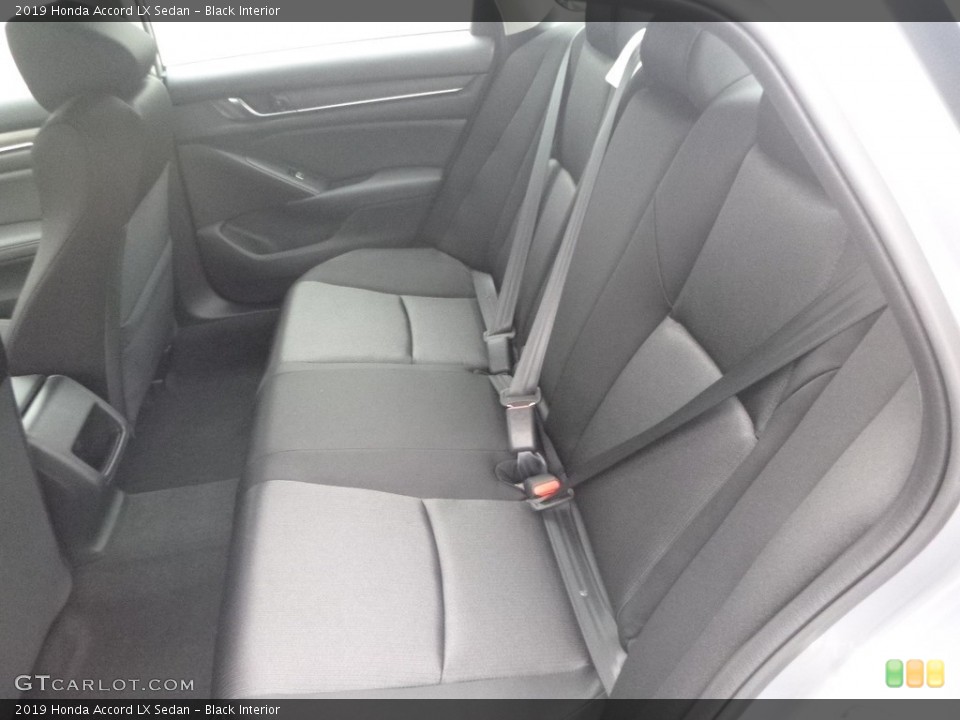 Black Interior Rear Seat for the 2019 Honda Accord LX Sedan #135316413