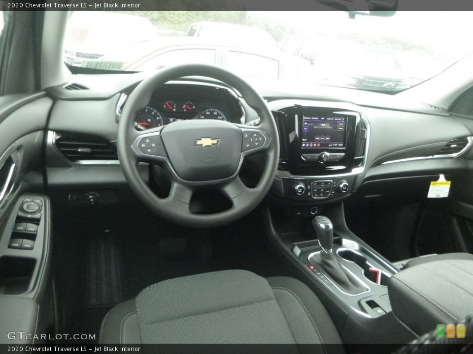 Jet Black Interior Dashboard for the 2020 Chevrolet Traverse LS #135316462