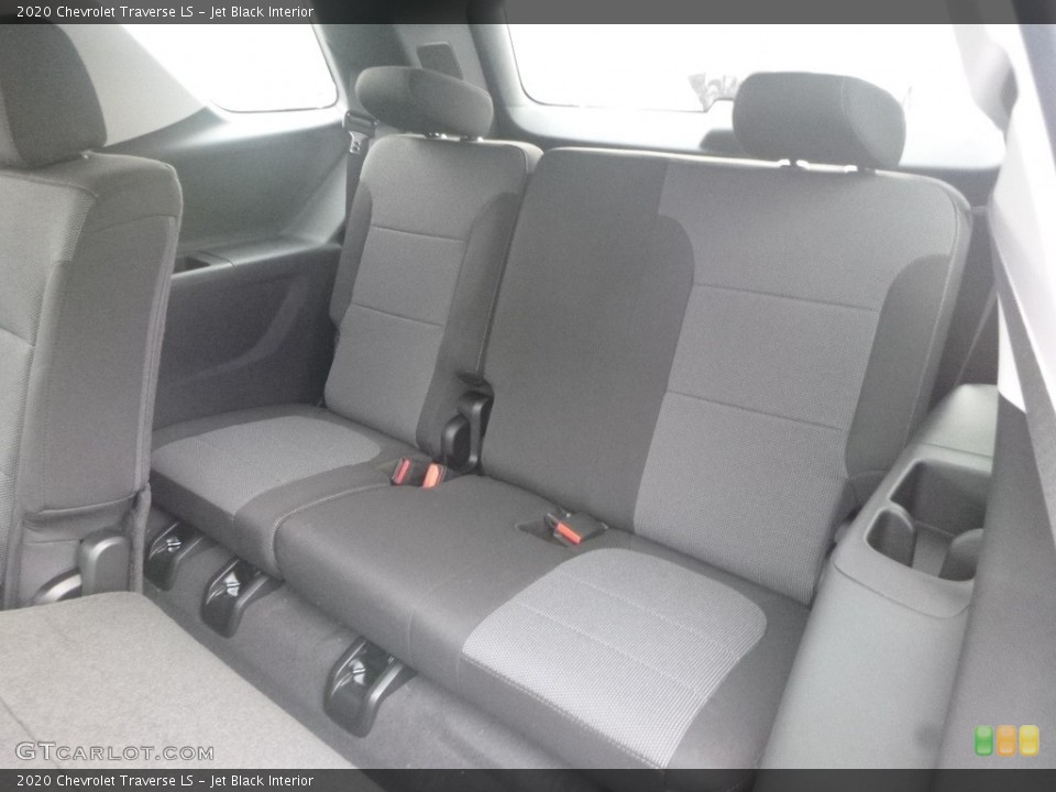 Jet Black Interior Rear Seat for the 2020 Chevrolet Traverse LS #135316483