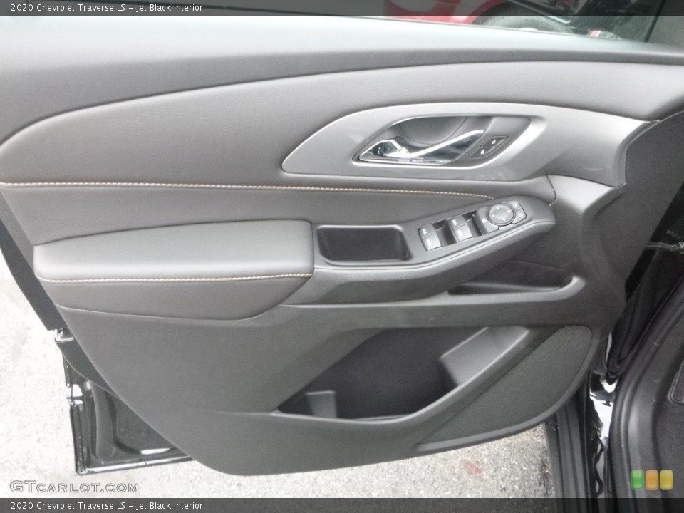 Jet Black Interior Door Panel for the 2020 Chevrolet Traverse LS #135316519