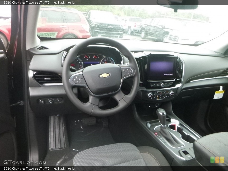 Jet Black Interior Photo for the 2020 Chevrolet Traverse LT AWD #135317110