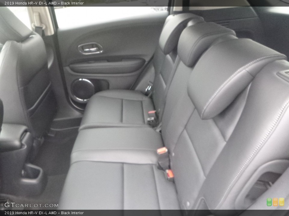 Black Interior Rear Seat for the 2019 Honda HR-V EX-L AWD #135317182
