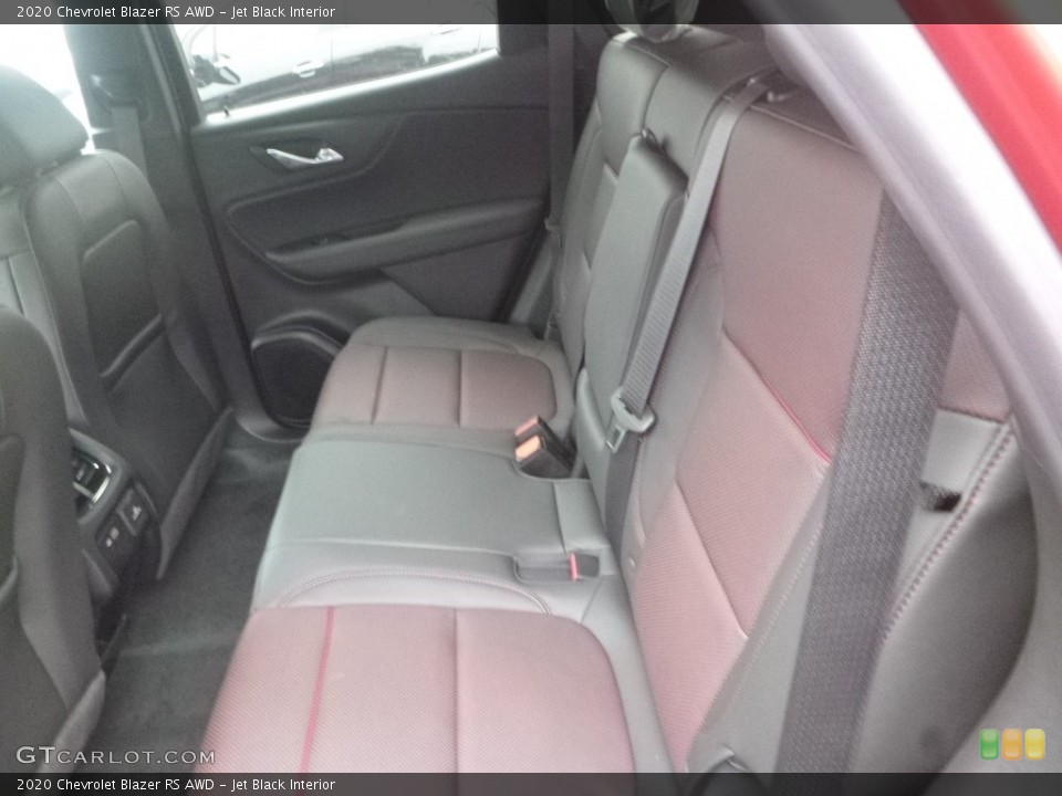 Jet Black Interior Rear Seat for the 2020 Chevrolet Blazer RS AWD #135317413