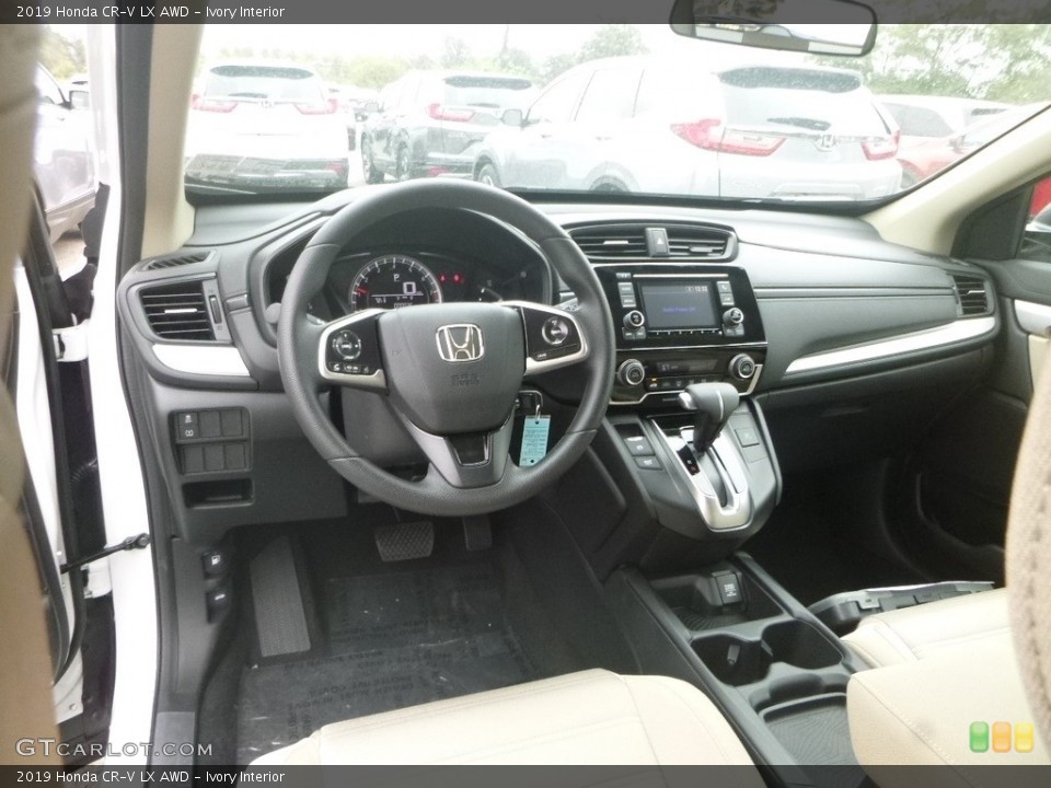 Ivory Interior Dashboard for the 2019 Honda CR-V LX AWD #135317482