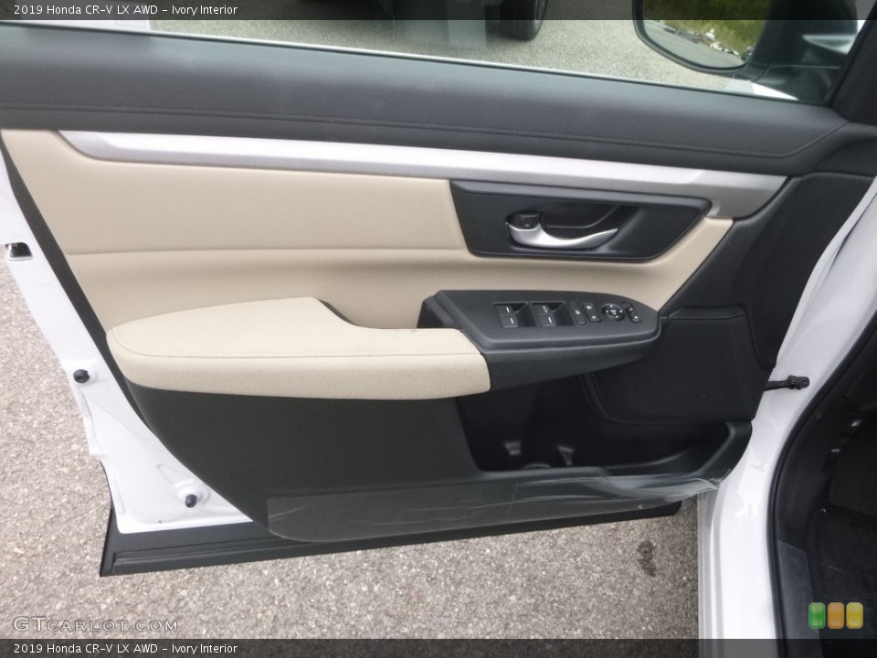 Ivory Interior Door Panel for the 2019 Honda CR-V LX AWD #135317503