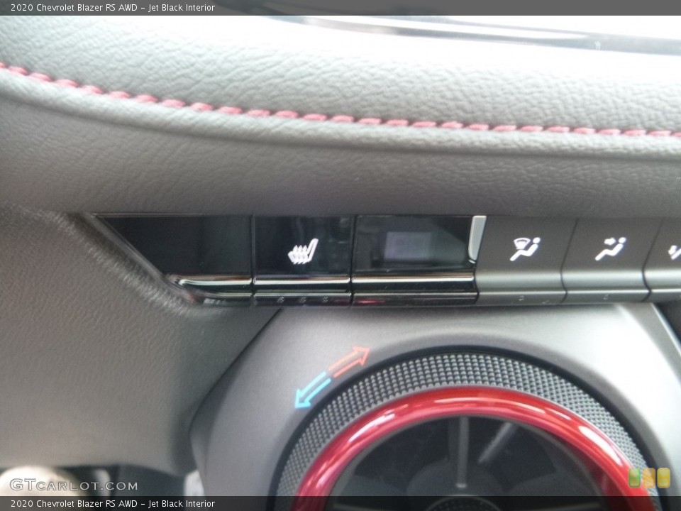 Jet Black Interior Controls for the 2020 Chevrolet Blazer RS AWD #135317557