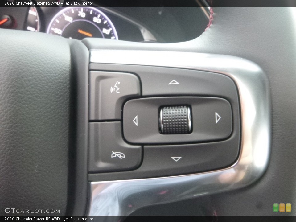 Jet Black Interior Steering Wheel for the 2020 Chevrolet Blazer RS AWD #135317571
