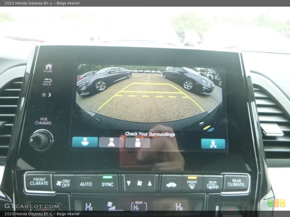 Beige Interior Controls for the 2020 Honda Odyssey EX-L #135318085