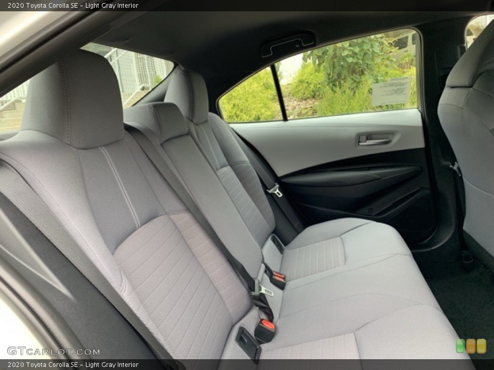 Light Gray Interior Rear Seat for the 2020 Toyota Corolla SE #135320221