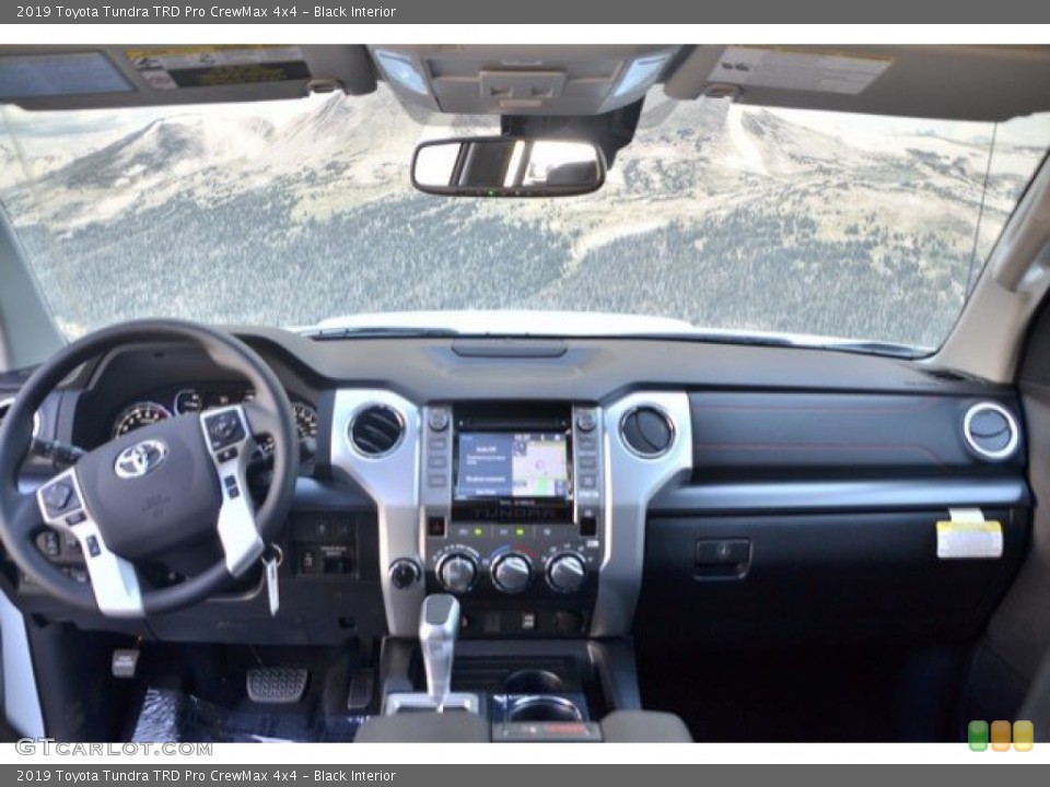 Black Interior Dashboard for the 2019 Toyota Tundra TRD Pro CrewMax 4x4 #135321022