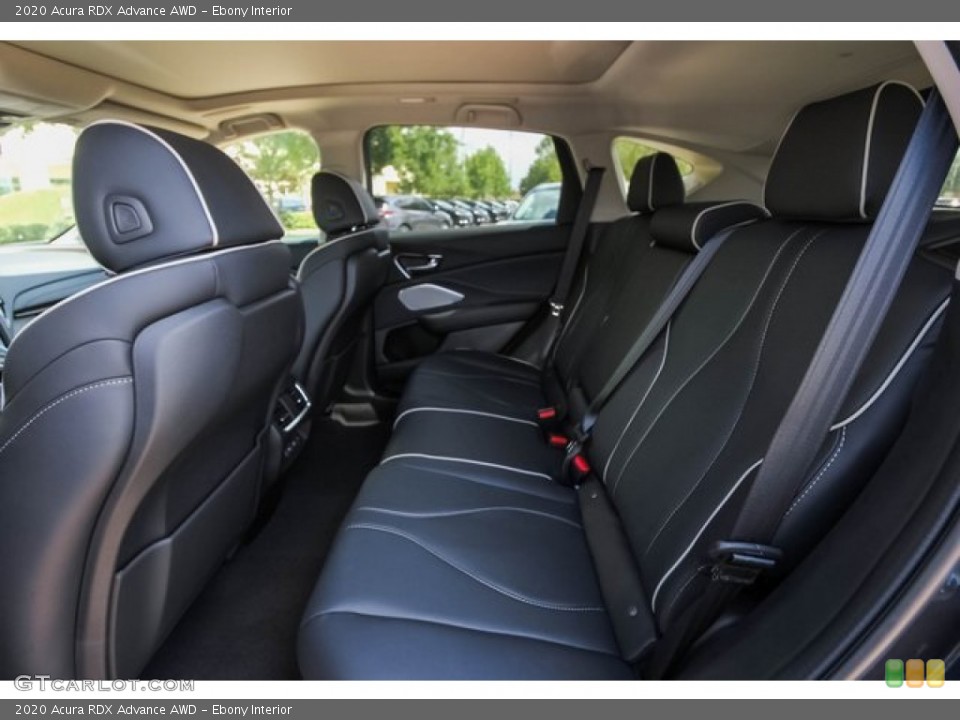 Ebony Interior Rear Seat for the 2020 Acura RDX Advance AWD #135321721