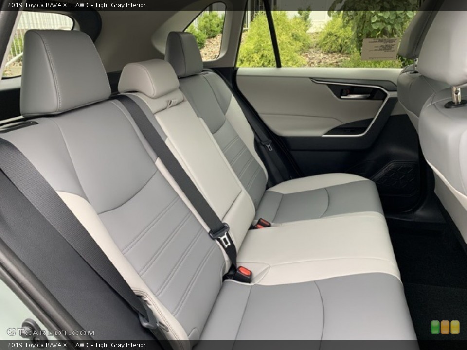 Light Gray Interior Rear Seat for the 2019 Toyota RAV4 XLE AWD #135325285