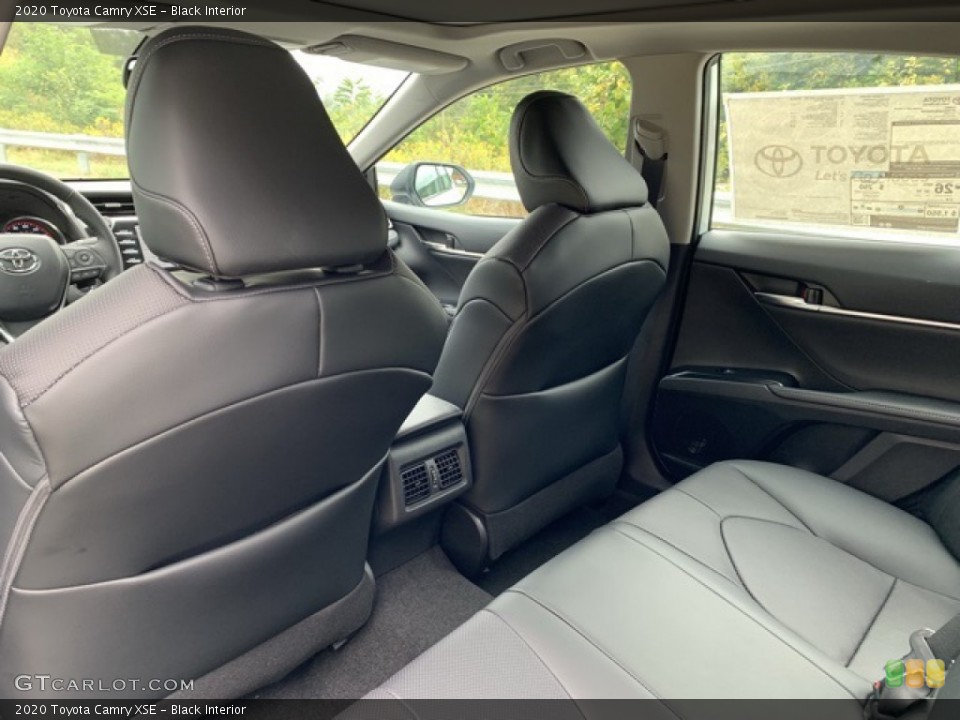 Black Interior Rear Seat for the 2020 Toyota Camry XSE #135325750
