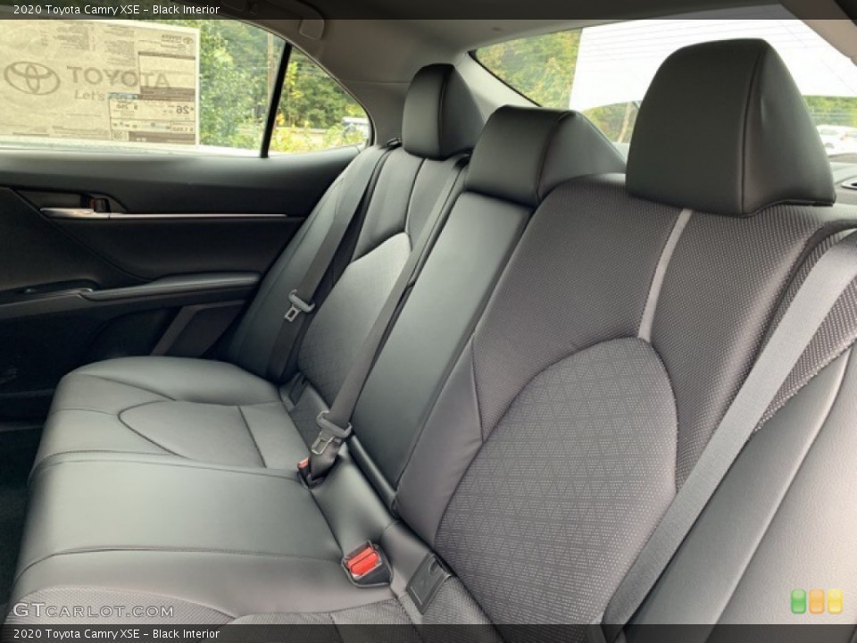 Black Interior Rear Seat for the 2020 Toyota Camry XSE #135325786