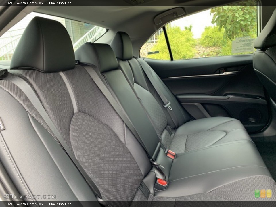 Black Interior Rear Seat for the 2020 Toyota Camry XSE #135325879