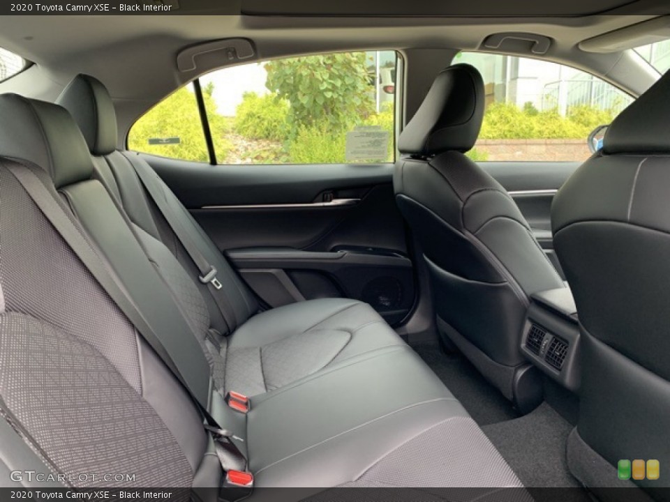 Black Interior Rear Seat for the 2020 Toyota Camry XSE #135325900