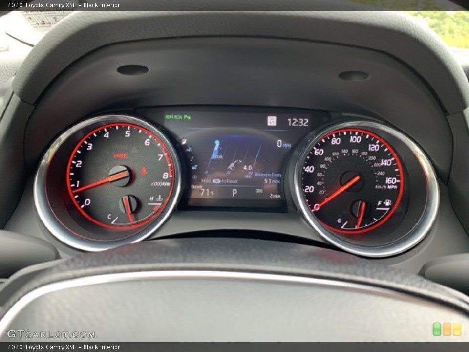 Black Interior Gauges for the 2020 Toyota Camry XSE #135326023