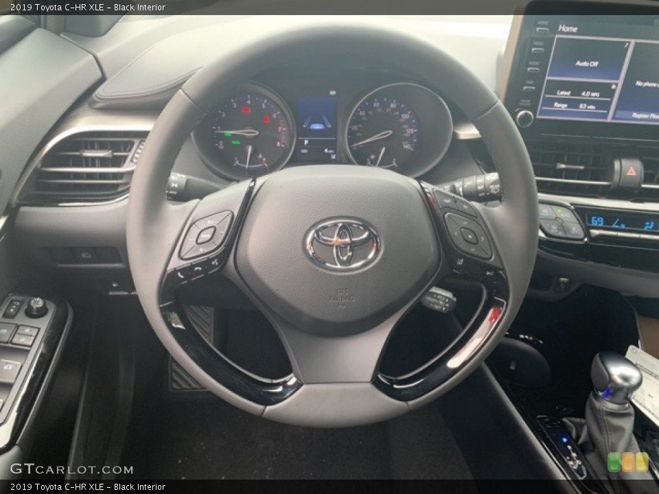 Black Interior Steering Wheel for the 2019 Toyota C-HR XLE #135326290