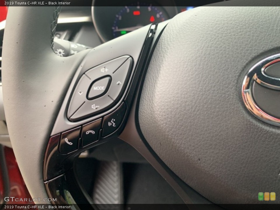 Black Interior Steering Wheel for the 2019 Toyota C-HR XLE #135326362
