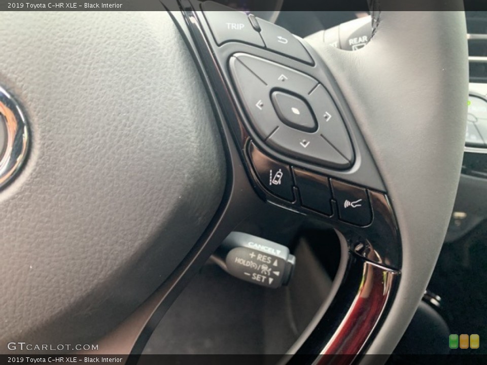 Black Interior Steering Wheel for the 2019 Toyota C-HR XLE #135326380
