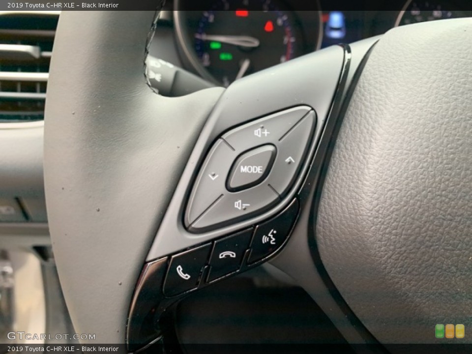 Black Interior Steering Wheel for the 2019 Toyota C-HR XLE #135326680