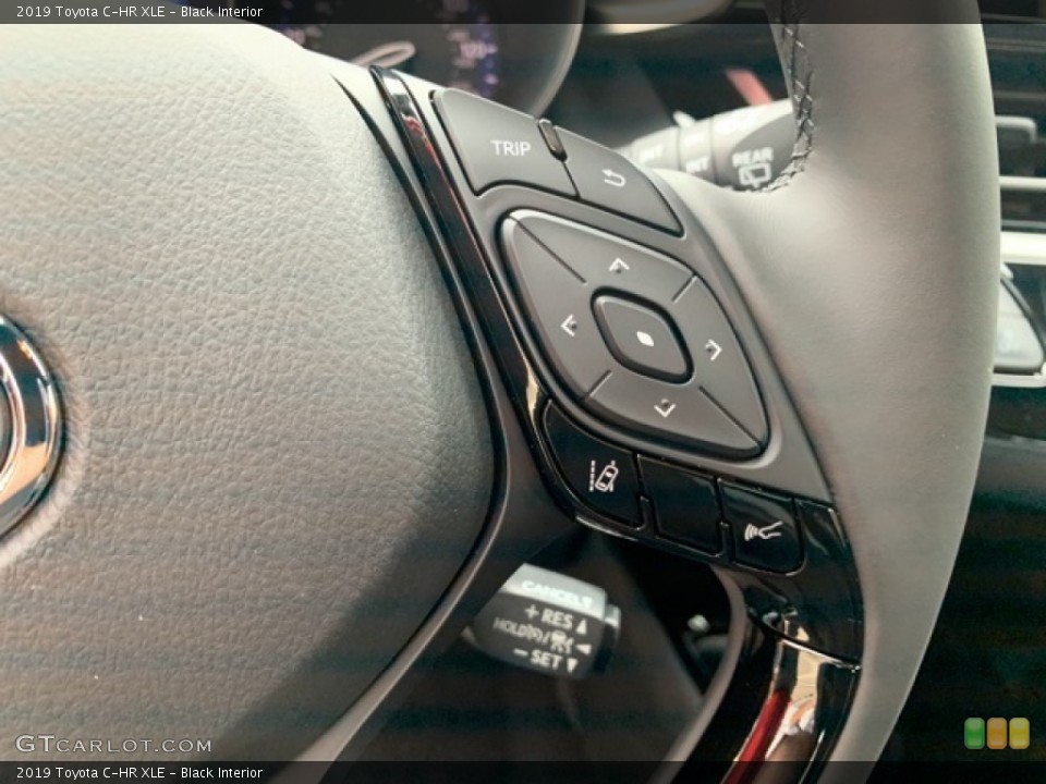 Black Interior Steering Wheel for the 2019 Toyota C-HR XLE #135326695