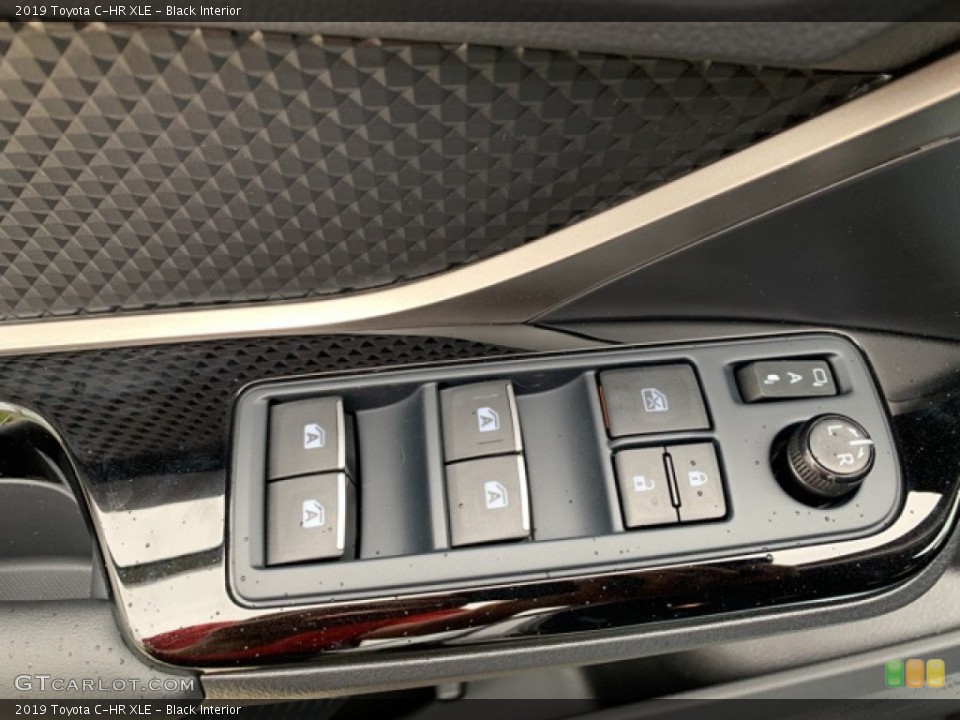 Black Interior Controls for the 2019 Toyota C-HR XLE #135326722