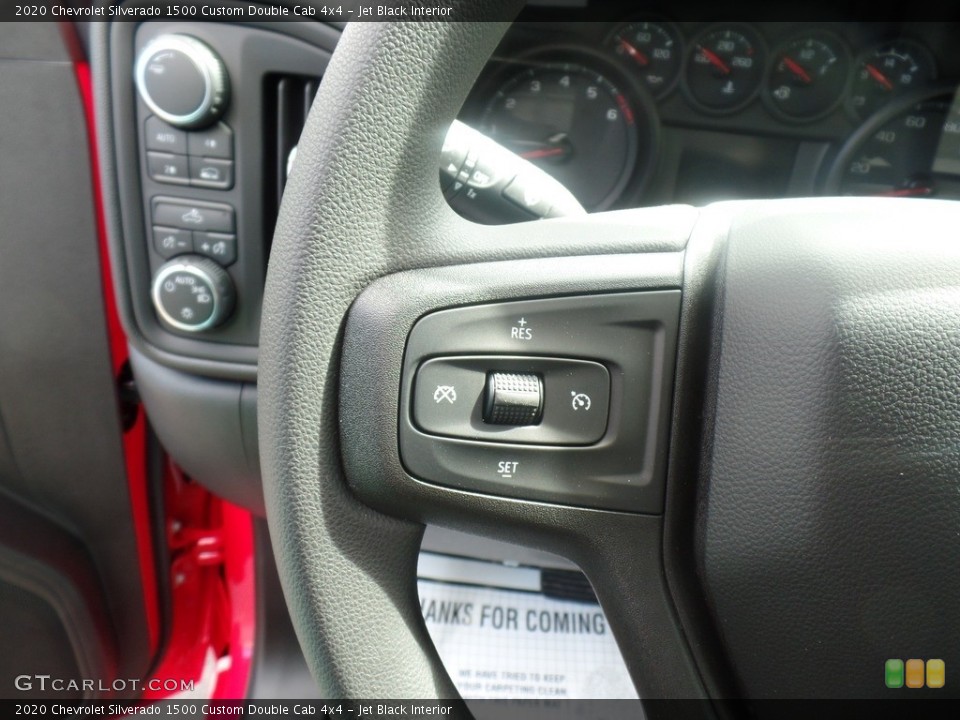 Jet Black Interior Steering Wheel for the 2020 Chevrolet Silverado 1500 Custom Double Cab 4x4 #135327946