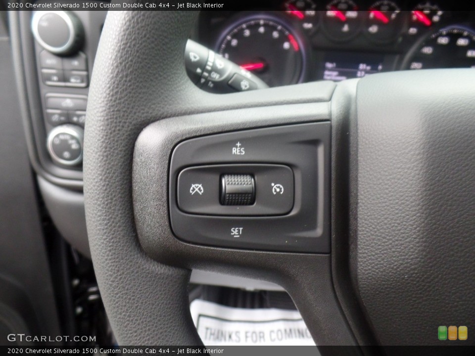 Jet Black Interior Steering Wheel for the 2020 Chevrolet Silverado 1500 Custom Double Cab 4x4 #135328066