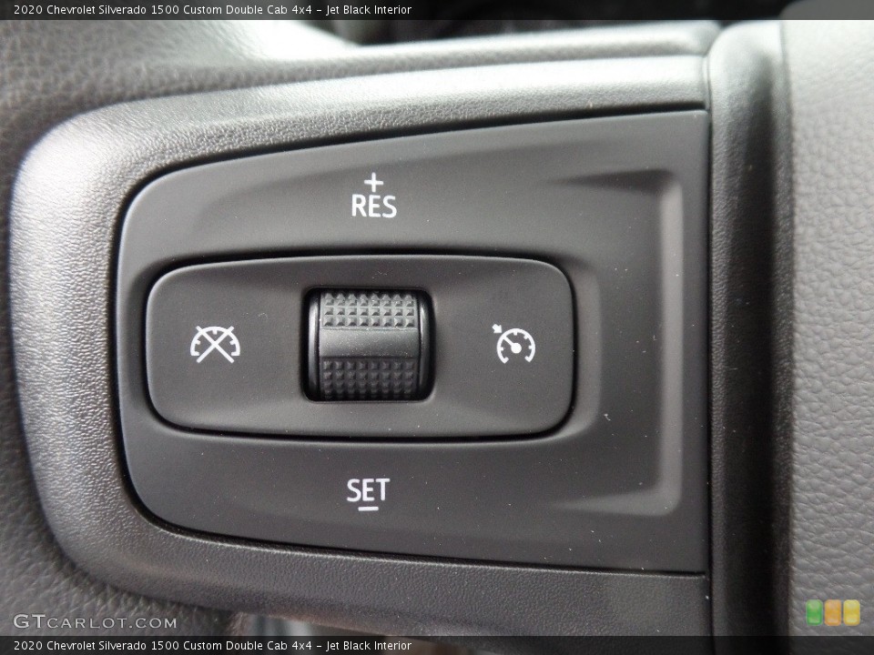 Jet Black Interior Steering Wheel for the 2020 Chevrolet Silverado 1500 Custom Double Cab 4x4 #135328198