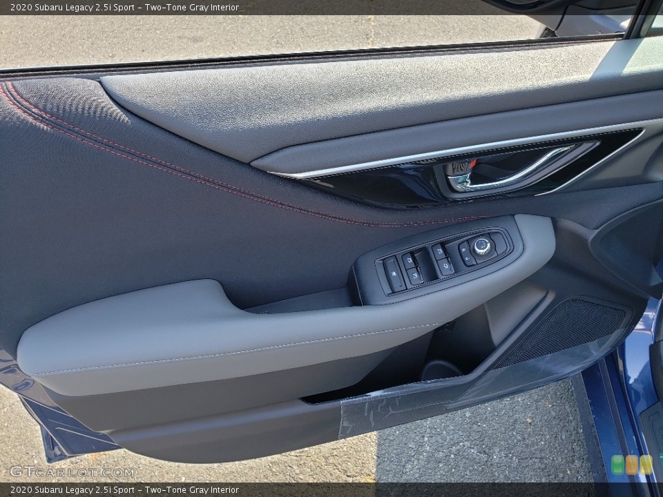 Two-Tone Gray Interior Door Panel for the 2020 Subaru Legacy 2.5i Sport #135328486