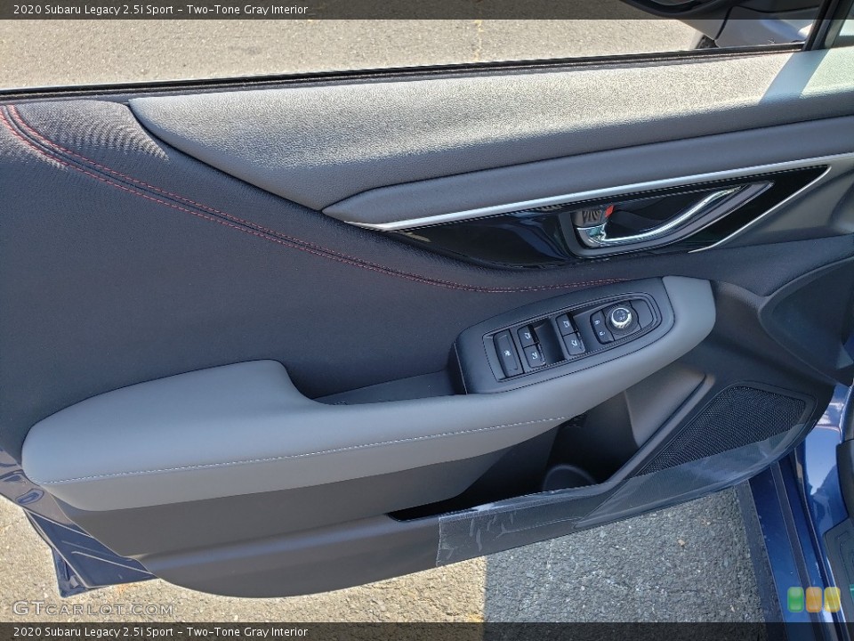 Two-Tone Gray Interior Door Panel for the 2020 Subaru Legacy 2.5i Sport #135328486