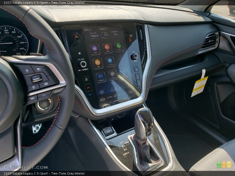 Two-Tone Gray Interior Dashboard for the 2020 Subaru Legacy 2.5i Sport #135328492