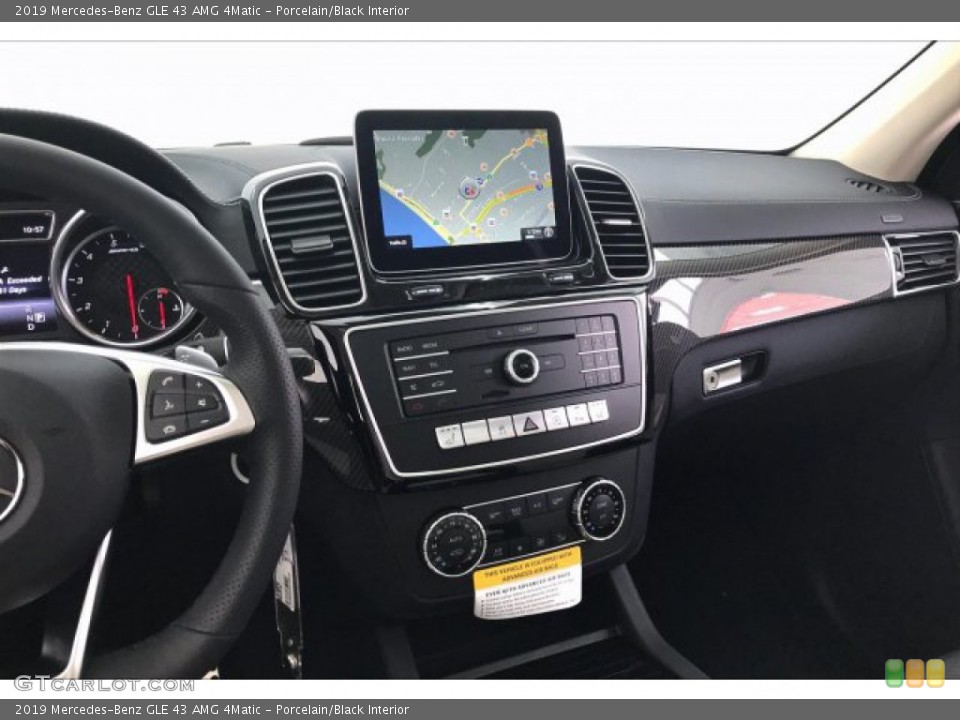 Porcelain/Black Interior Dashboard for the 2019 Mercedes-Benz GLE 43 AMG 4Matic #135329815