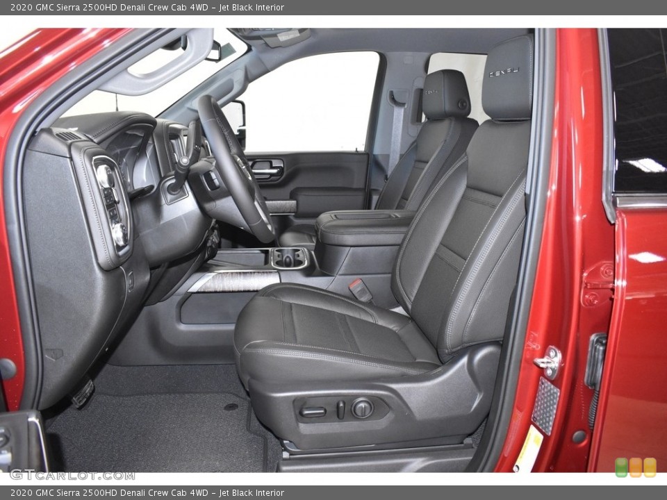 Jet Black Interior Front Seat for the 2020 GMC Sierra 2500HD Denali Crew Cab 4WD #135330964