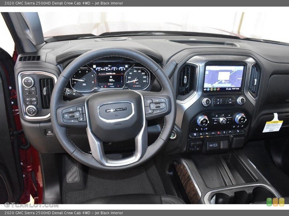 Jet Black Interior Dashboard for the 2020 GMC Sierra 2500HD Denali Crew Cab 4WD #135331004