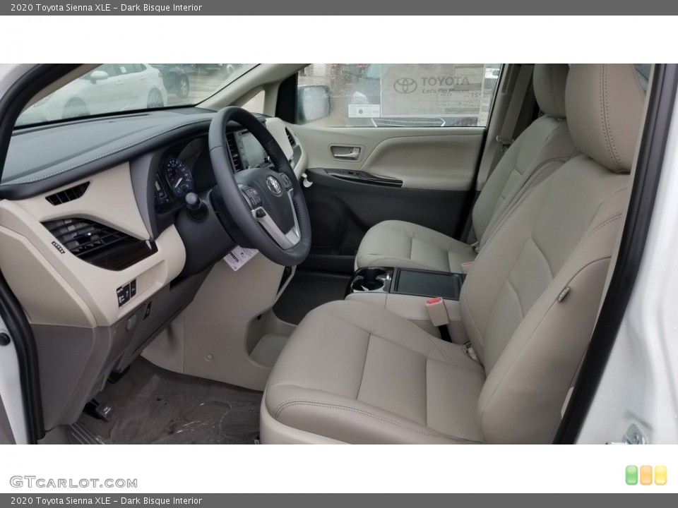 Dark Bisque Interior Front Seat for the 2020 Toyota Sienna XLE #135331187