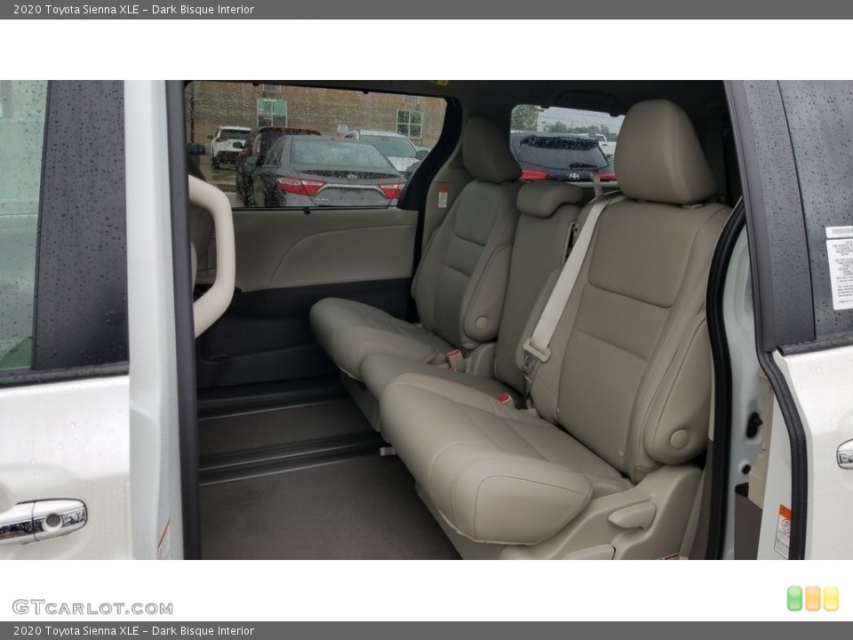 Dark Bisque Interior Rear Seat for the 2020 Toyota Sienna XLE #135331207