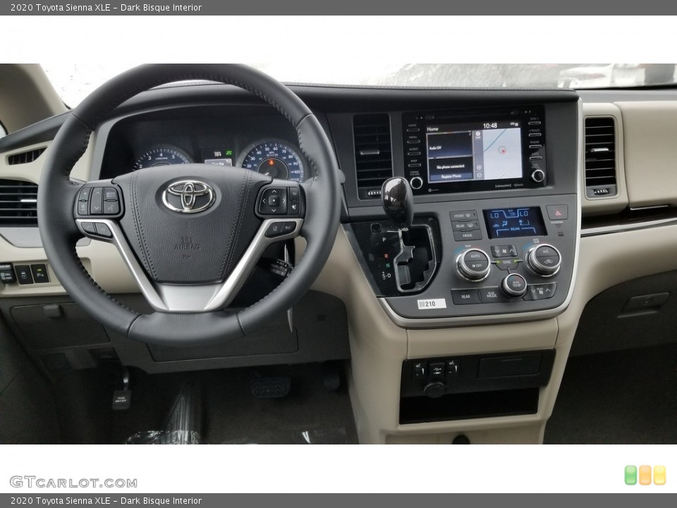Dark Bisque Interior Dashboard for the 2020 Toyota Sienna XLE #135331221