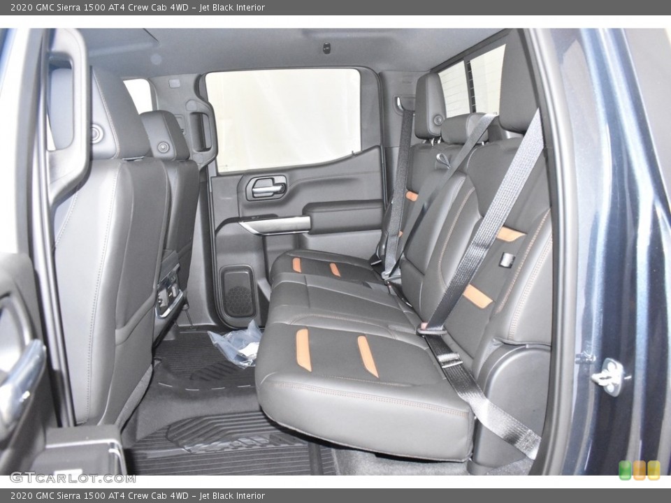 Jet Black Interior Rear Seat for the 2020 GMC Sierra 1500 AT4 Crew Cab 4WD #135331819