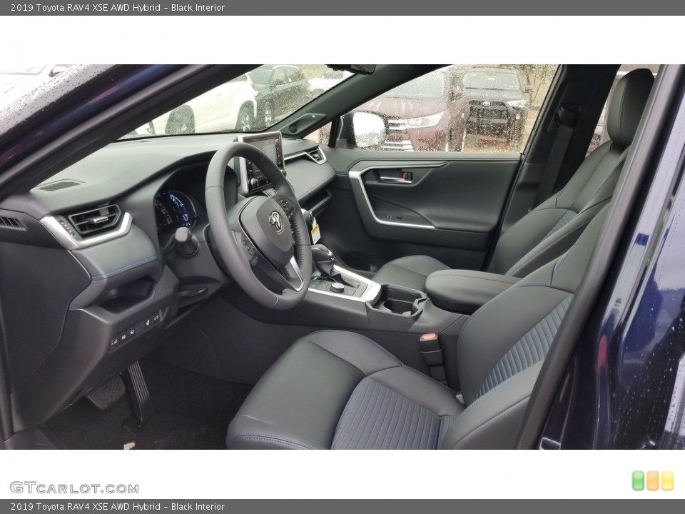 Black Interior Photo for the 2019 Toyota RAV4 XSE AWD Hybrid #135331897