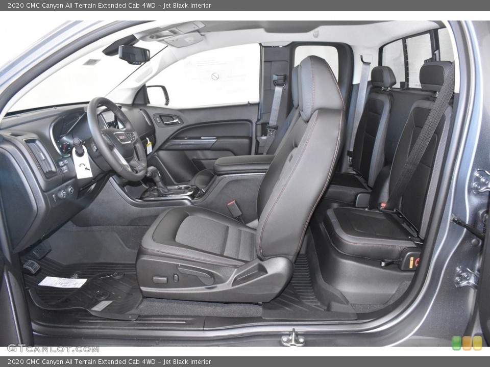Jet Black Interior Photo for the 2020 GMC Canyon All Terrain Extended Cab 4WD #135331927