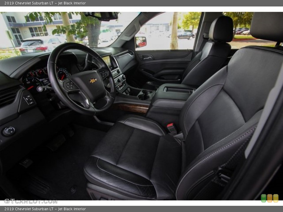 Jet Black Interior Front Seat for the 2019 Chevrolet Suburban LT #135332506