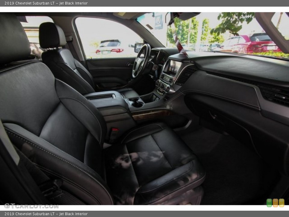 Jet Black Interior Front Seat for the 2019 Chevrolet Suburban LT #135332719